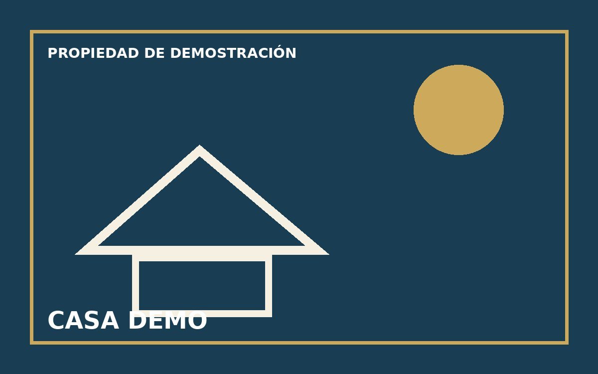 Casa familiar de demostración en San Isidro — DEMO